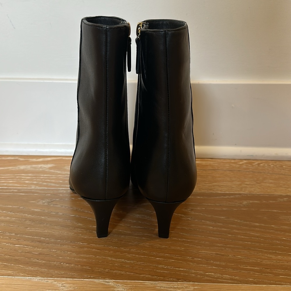 J. Crew Stevie in black leather…NEW without box - Picture 2 of 5
